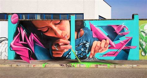 Amazing 3D graffiti by Cheone & Imack - Italy