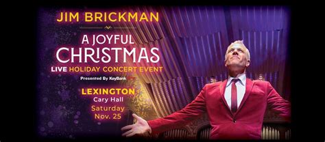 Jim Brickman A Joyful Christmas Cary Memorial Hall Lexington November 25 2023