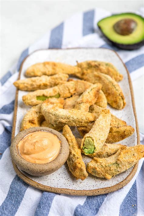 Crispy Baked Avocado Fries Vegan Gluten Free From My Bowl