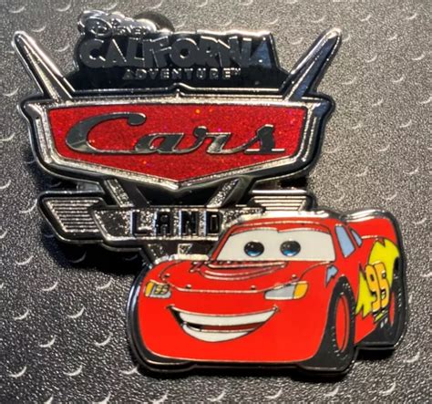 Disney Dca Cars Land Logo With Lightning Mcqueen Disney Pin