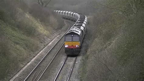 66413 On The 6m04 Portbury Rugeley Coal At Grafton Hereford 1 3 13