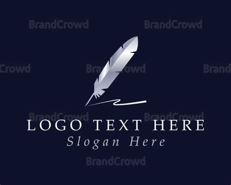 Writer Quill Journal Logo | BrandCrowd Logo Maker