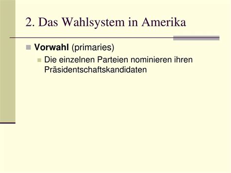 Ppt Das Politische System Der Usa Powerpoint Presentation Free