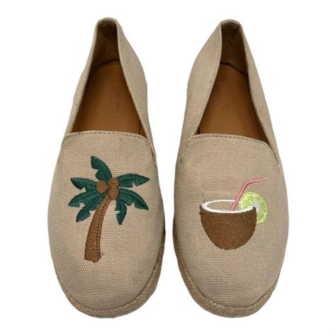 J Crew Factory Shoes J Crew Factory Palm Tree Cocktail Canvas