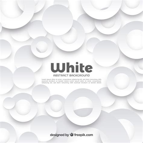 Free Vector | Background with white shapes