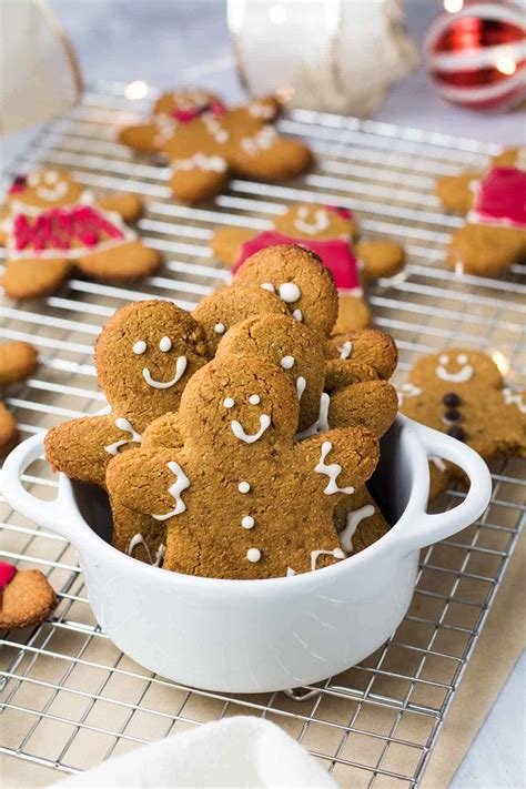 Homemade Gingerbread Cookies Gluten Free And Healthy Christmas Recipe