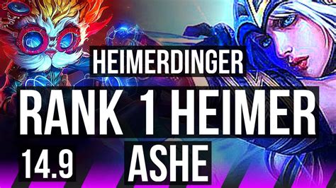 HEIMERDINGER Jhin Vs ASHE Varus SUP Rank 1 Heimer Rank 4 JP