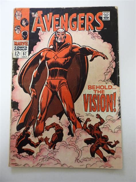 The Avengers 57 1968 1st Appearance Of The Vision GD See