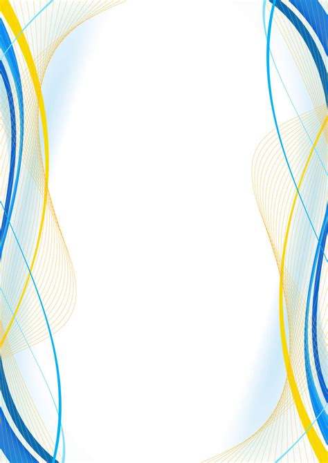 Blue and Yellow Border Design - Version 2 - Left by Vahntreorr on ...