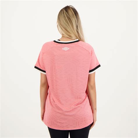 Camisa Umbro Santos Outubro Rosa Feminina Futfanatics