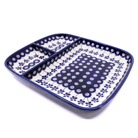 Divided Serving Platter Zak Ady Ceramiczne Boles Awiec A A