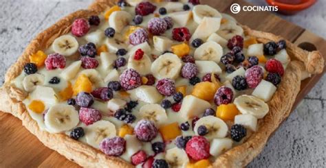 Tarta De Hojaldre Con Frutas Y Crema Pastelera Cocinatis