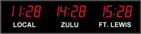 Multi time zone digital clock - qustoutdoor