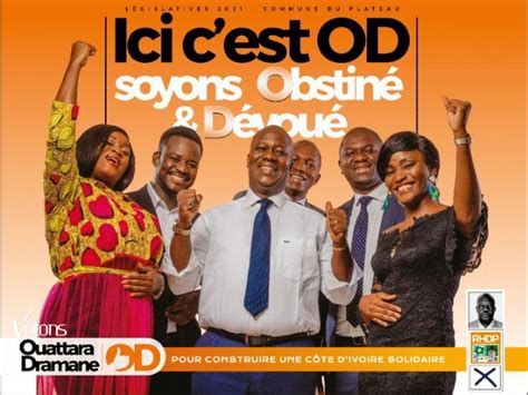 Législatives 2921 les affiches de campagne du candidat Ouattara