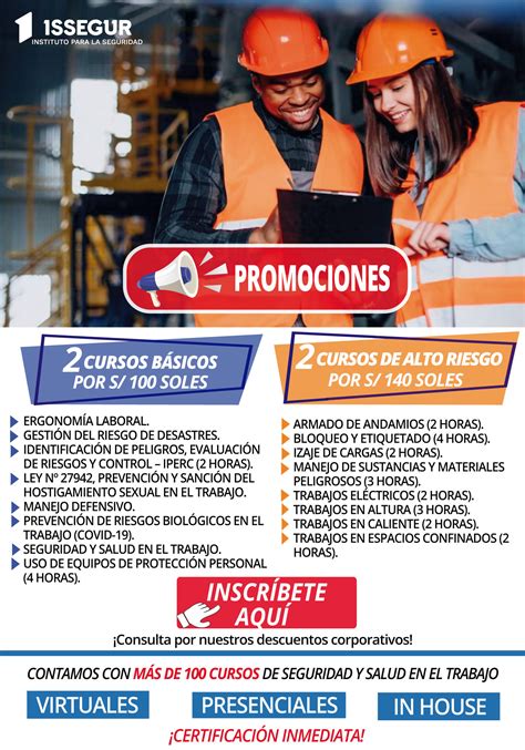 POP UP WEB PROMOCION ABRIL ISSEGUR Instituto Superior De Seguridad