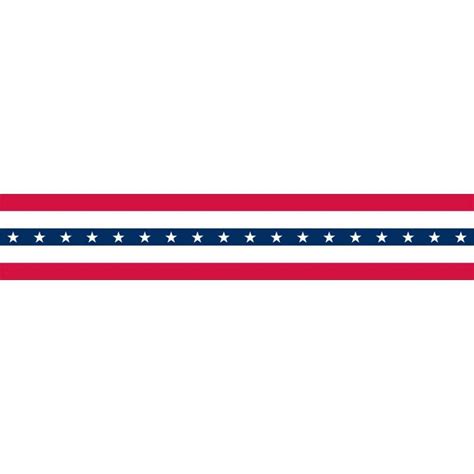 Cotton 5-Stripe Red, White & Blue Bunting - 18" Wide | Rocky Mountain ...