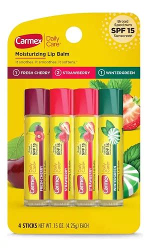 Carmex Classic Moisturizing Balsamo Labial En Barra Pack X4 MercadoLibre