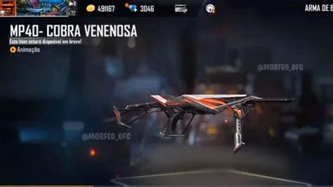 Inilah Tampilan Skin Evo Gun Mp Predator Cobra Ff Spin Esports