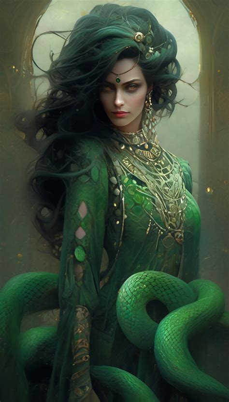 The Snake Woman By Everspade On Deviantart