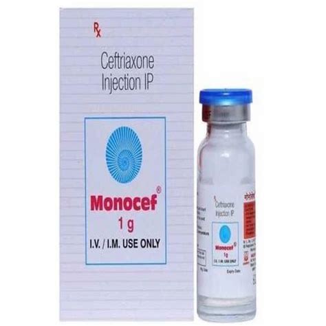 Monocef Ceftriaxone Gm Injection At Best Price In Mumbai Id