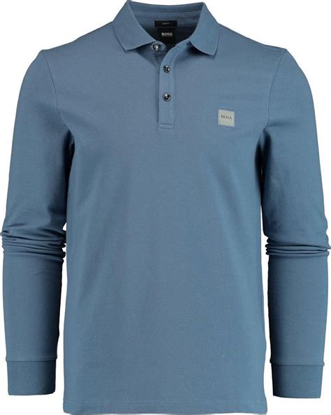 Hugo Boss 50387465 Polo Met Lange Mouwen Maat Xxl Heren