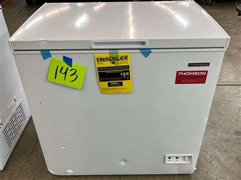 Thomson 7 0cu Ft Chest Freezer Earl S Auction Company