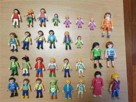 PLAYMOBIL LOT DE 30 Personnages Enfants Et Femmes EUR 25 00 PicClick FR