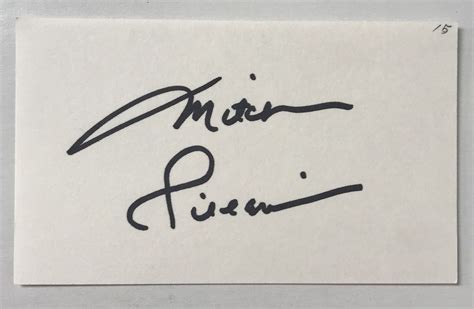 Aacs Autographs Mitch Pileggi Autographed Vintage 3x5 Signature Card