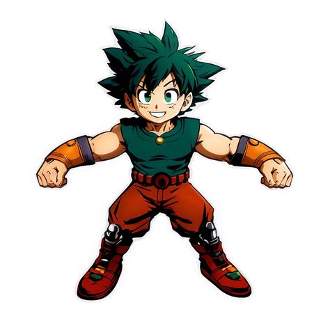 Download Deku Hero Pose Png Fwy39 | Wallpapers.com