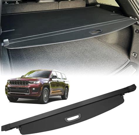 Volcaner For 2022 2023 2024 Jeep Grand Cherokee Cargo Cover 2 Row Wl 4xe For