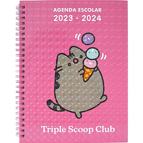 Agenda Escolar Danpex Pusheen Rosa Lumen