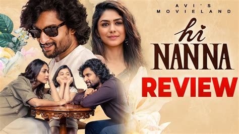 Hi Nanna Movie Review Emotional Drama Nani Mrunal Thakur