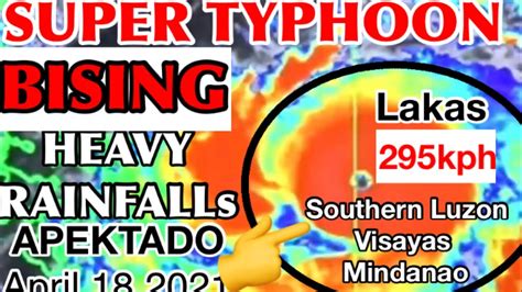 Latest Weather Update Typhoon Bisingsurigaeweather Forecast Youtube