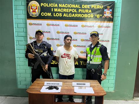 Piura Polic A Captura A Sujeto Acusado De Asaltar A Mano Armada