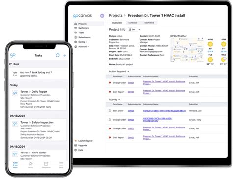 project management software gocanvas