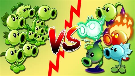 Pvz 2 Plant Vs Plant Team Plants Free Peashooter Vs Premium