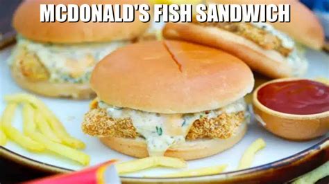 Mcdonalds Fish Sandwich Copycat Sweet And Savory Meals Youtube