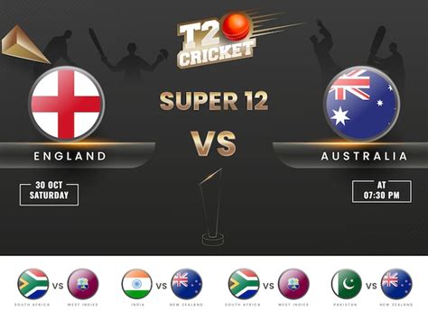 Premium Vector T20 Cricket Schedule Concept Between Two Teams