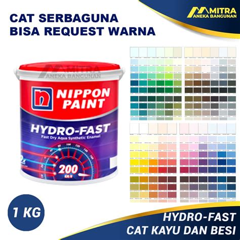 Jual Cat Kayu Dan Besi Waterbased Hydro Fast Nippon Paint Kg Bisa