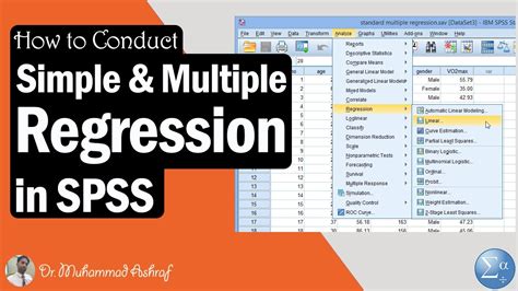 22 How To Conduct Simple And Multiple Regression Analysis In Spss Spss Tutorials For