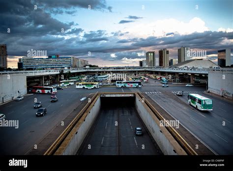 Street Scenes Of Brasilia Brazil Stock Photo Alamy