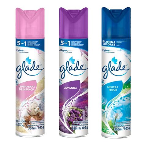 Purificador De Ar Glade Lavanda E Neutra Fresh Aerosol