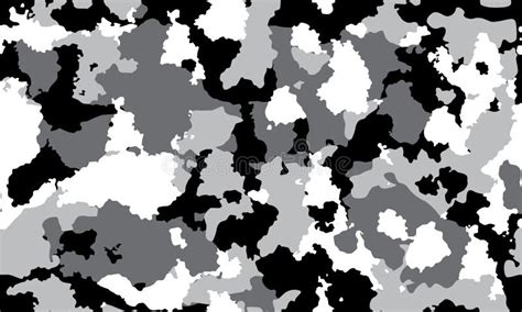 Texture Military Camouflage Repeats Seamless Army Black White Hunting