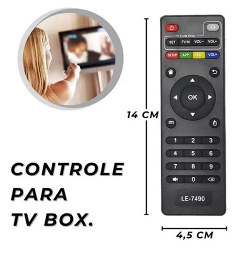 Controle Remoto Universal Compatível Tv Box a partir de R 5 76