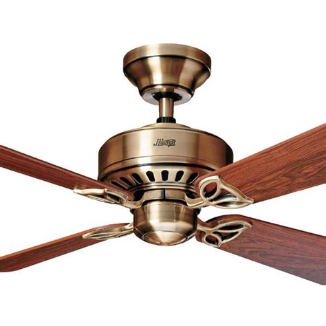 Bayport Ceiling Fan In Antique Brass By Hunter