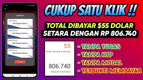 TOTAL DIBAYAR 800K DARI APLIKASI PENGHASIL UANG TERBARU 2022 APK