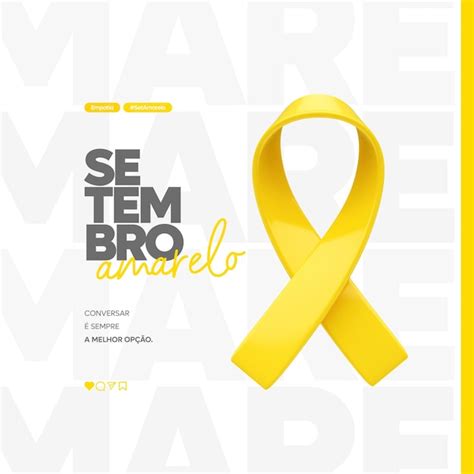 Premium Psd Yellow September Campaign Social Media Template