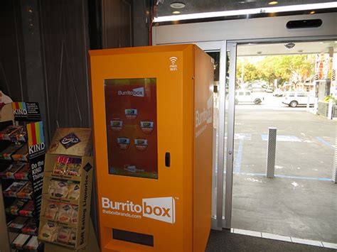 Burrito Box A Futuristic Vending Machine For Burritos