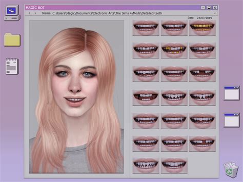 👽 Detailed Teeth Bgc Required Vampires Madman Blame Sims Sims 4 Sims 4 Cc Makeup