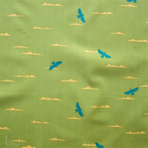 Cloud Soaring Lime Charley Harper Basics Vol 1 For Birch Organic